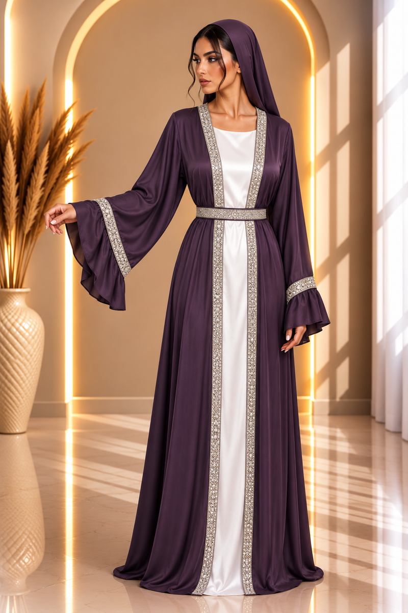 Abaya Violet
