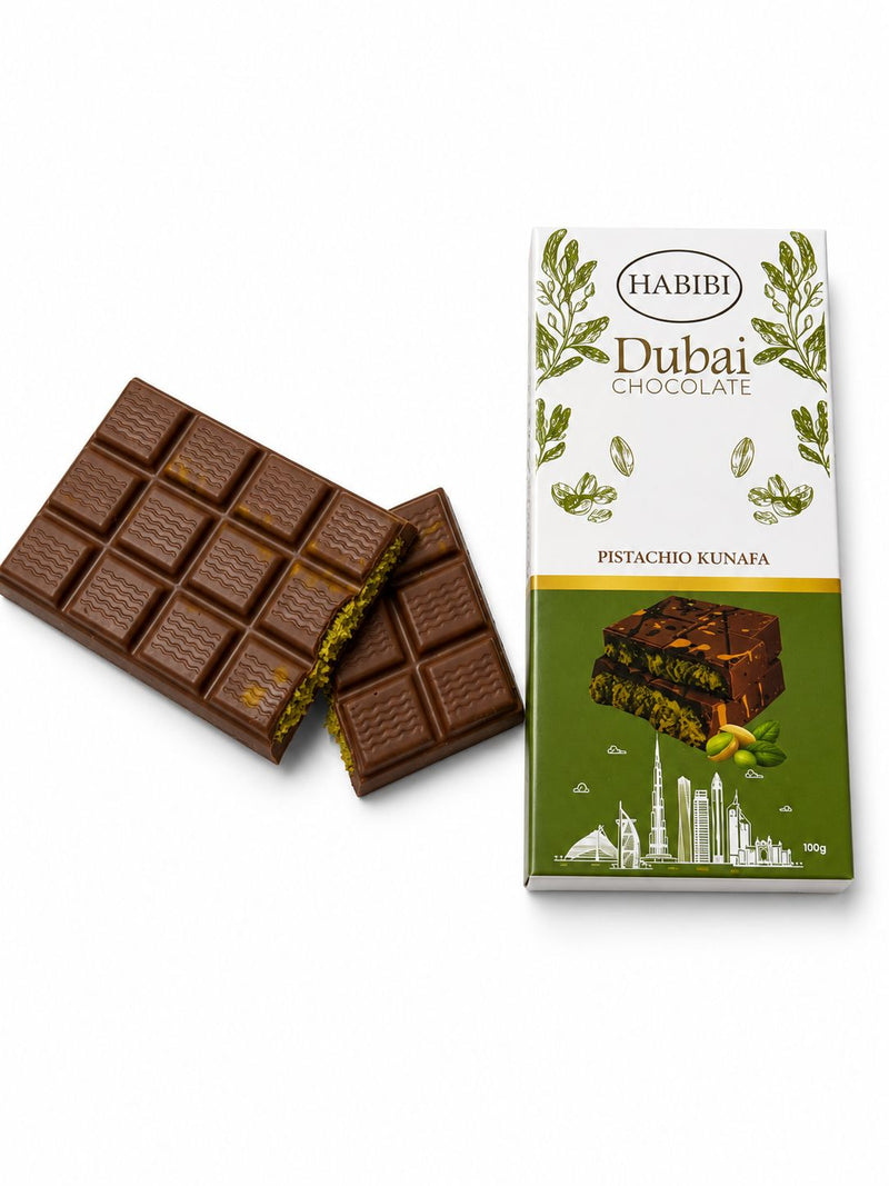 Habibi Dubai Chocolate – Pistachio Kunafa 100 g