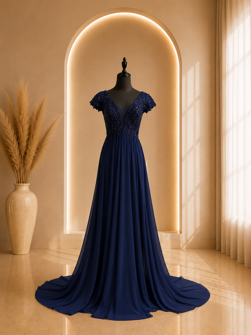 Robe princesse bleue