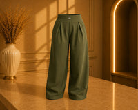 Pantalon Wide Leg Premium Marron