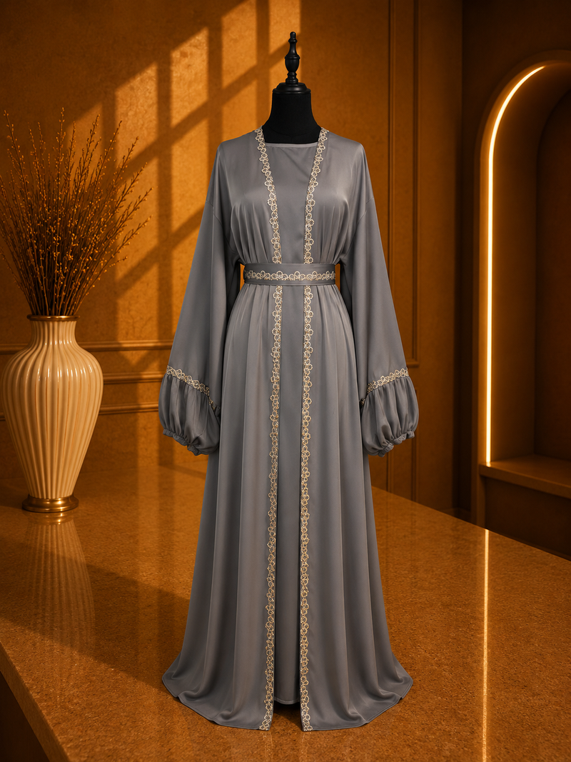 Abaya grise