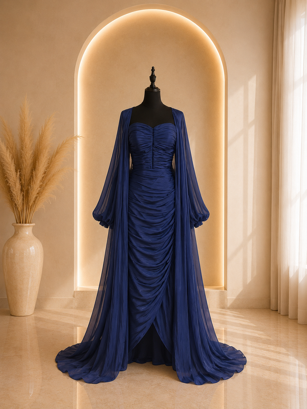 Abaya bleue
