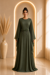 Abaya fleurs