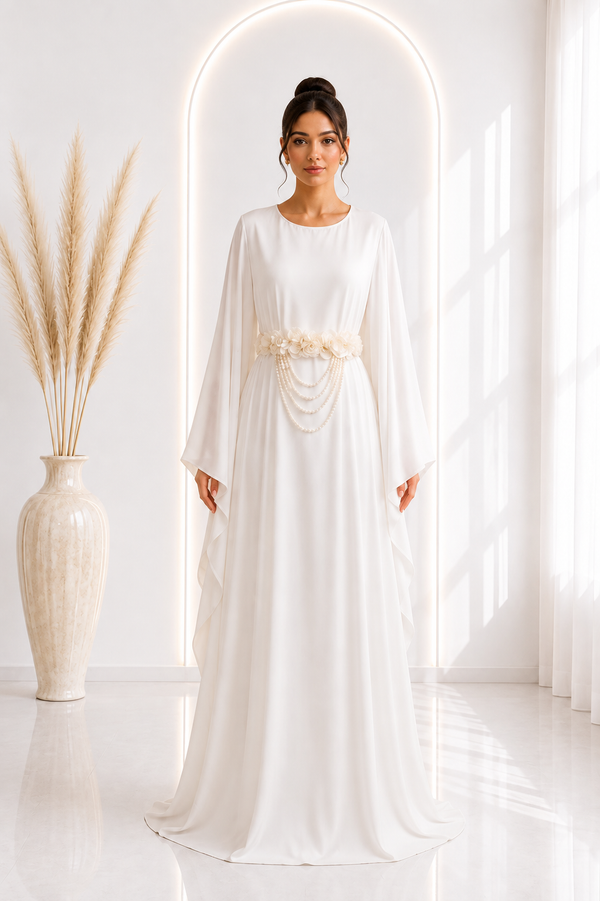 Abaya fleurs